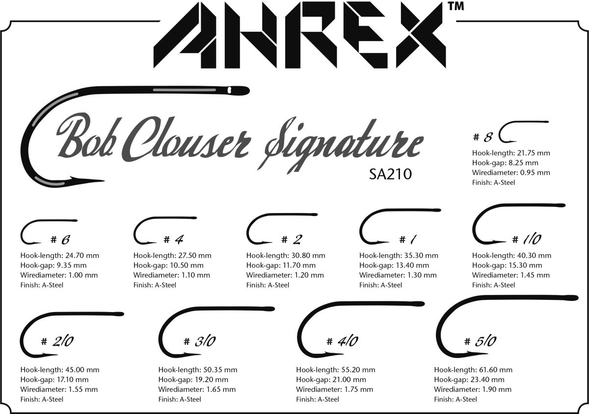 Ahrex SA210 Bob Clouser Signature Fly Hook