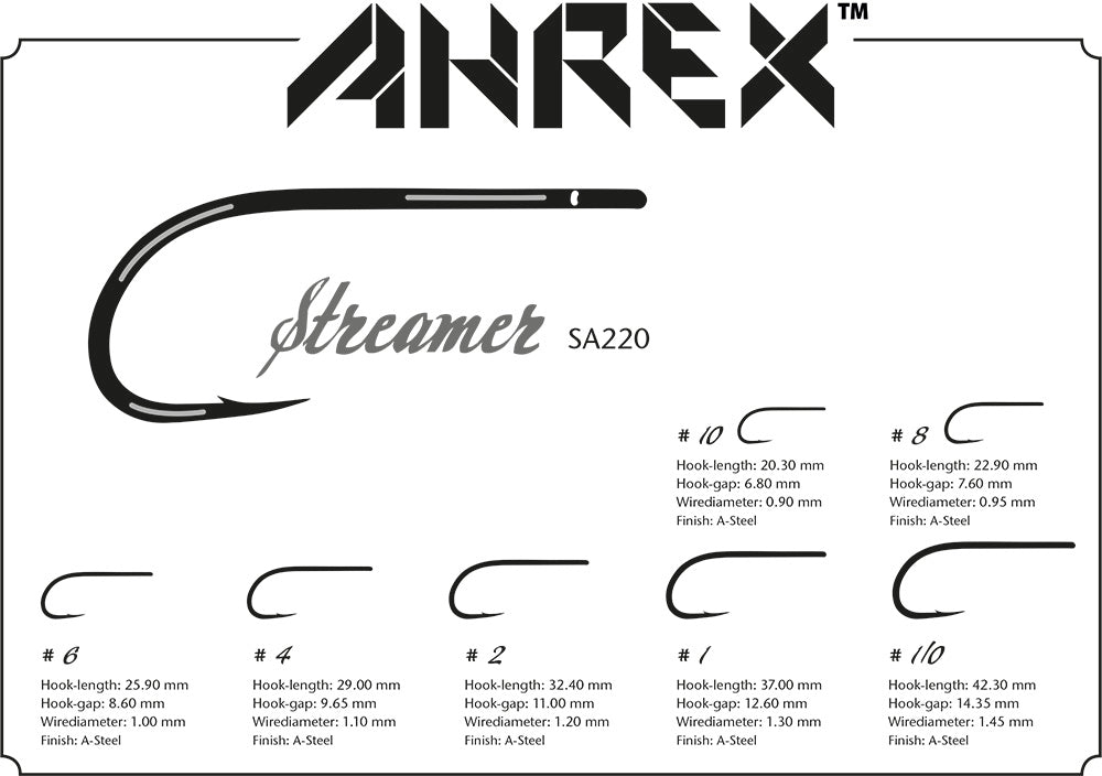 Ahrex SA220 Streamer Hooks