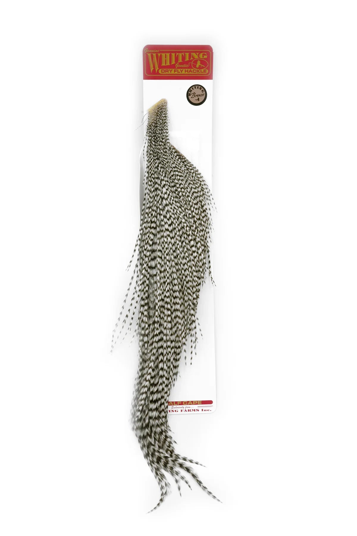 Whiting Bronze Half Cape Dry Fly Hackle