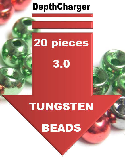 Depth Charger Tungsten Beads Pkt-20