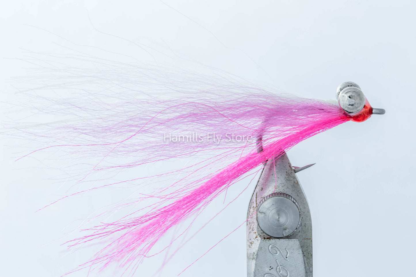 Pat Swift Flies- S/W Clouser Pink/Lumo #4