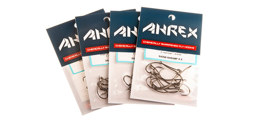 Ahrex SA250 Shrimp Fly Hooks Pkt-12