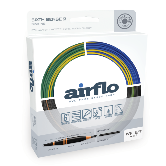 Airflo Sixth Sense Sinking Fly Line DI3,5 & 7