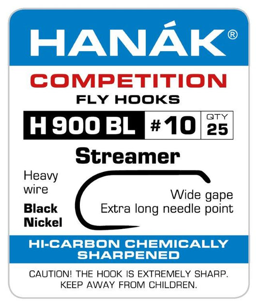Hanak H900BL Streamer Fly Hooks