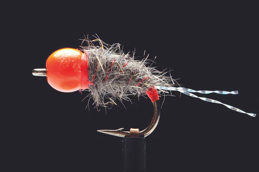 Manic Flies- Orange TB Hare & Copper Bomb #8