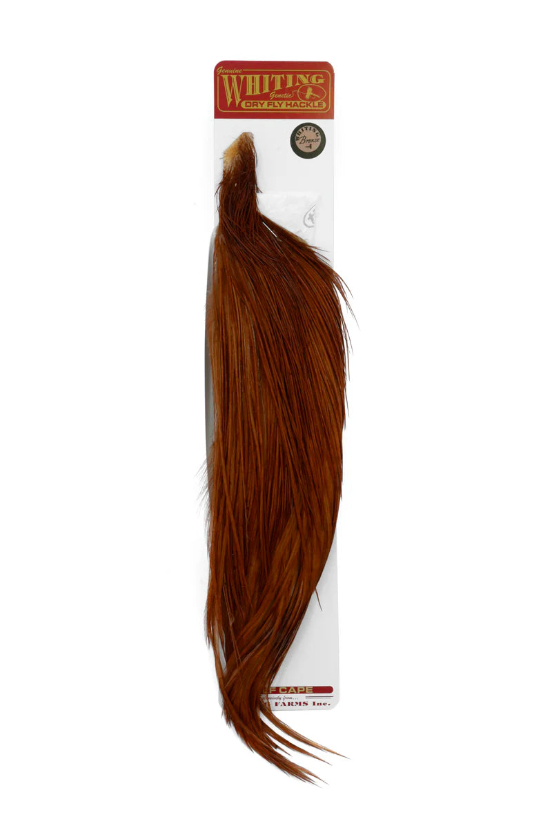 Whiting Bronze Half Cape Dry Fly Hackle